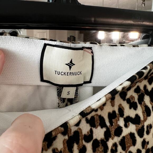 B137 Tuckernuck Ashford Pull On Pants Size Small Color Cream Brown - Picture 3 of 5